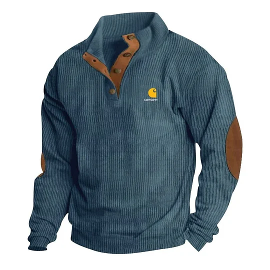 Men's casual corduroy comfortable sweatshirt