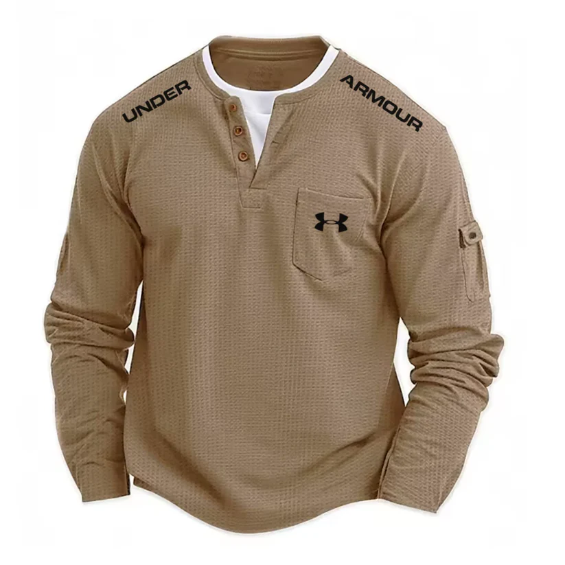 UA Men’s Waffle Knit Henley Shirt