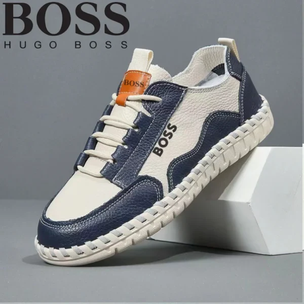 Urban Leather Contrast Sneakers | Clearance Sale