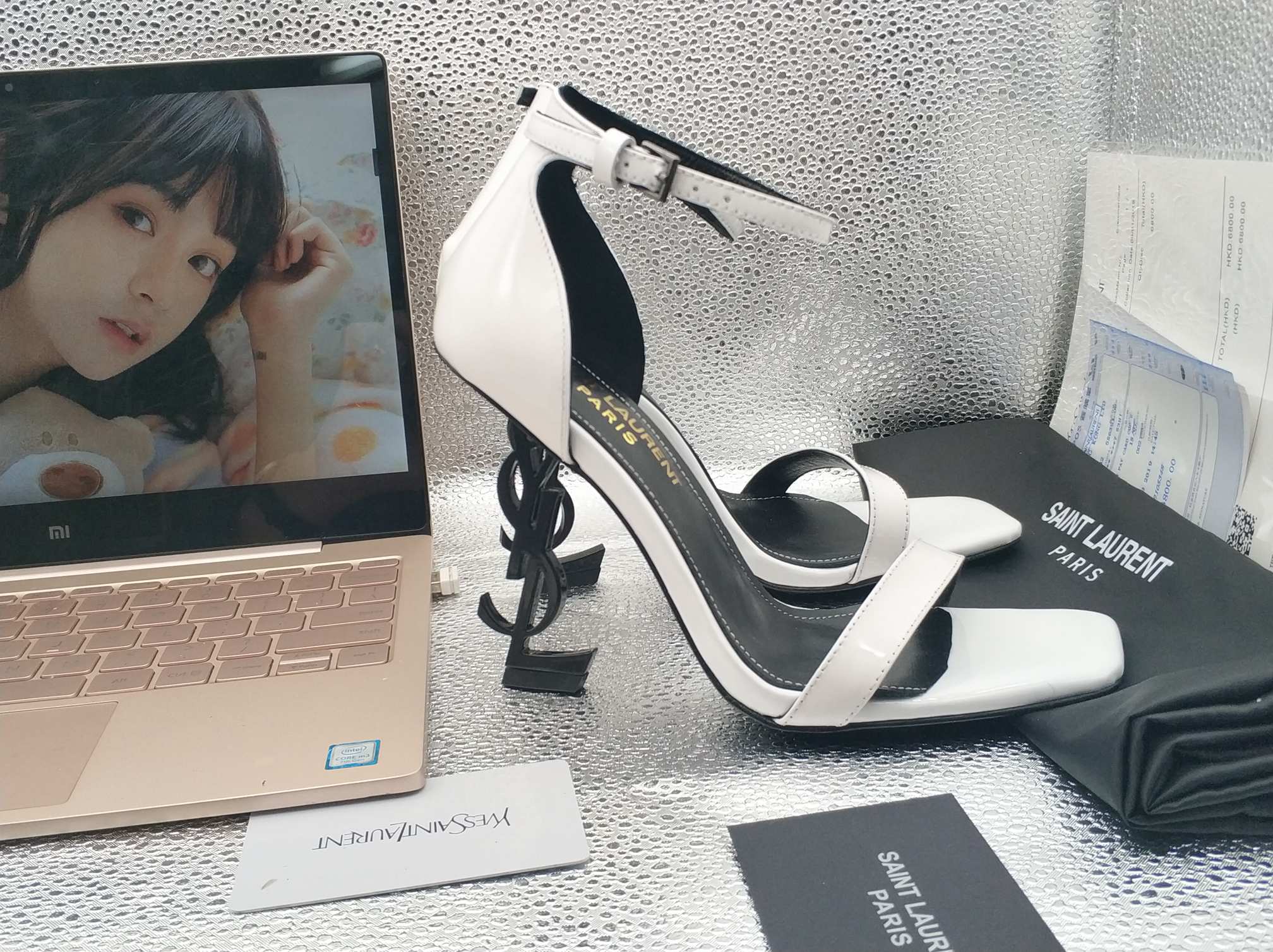 YS*   sexy monogrammed heels