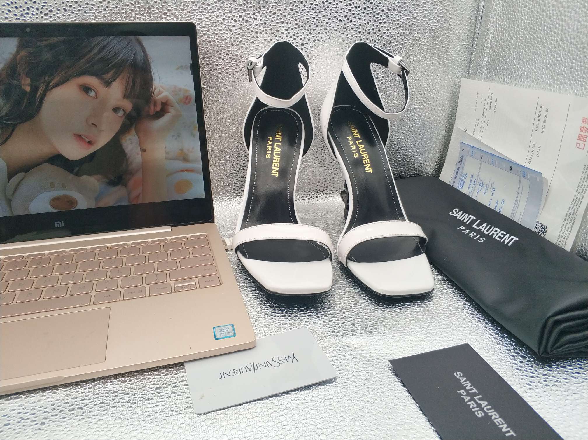 YS*   sexy monogrammed heels