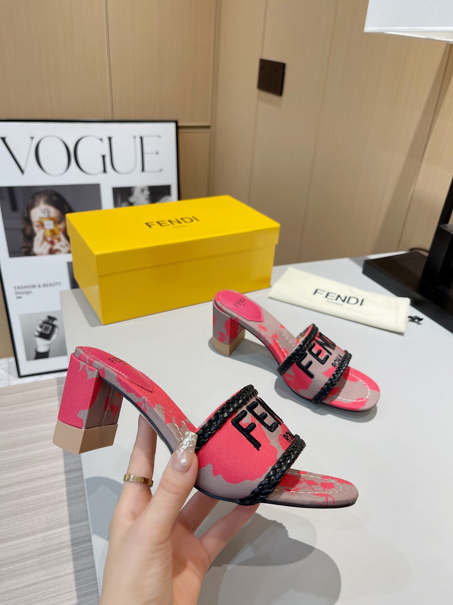 F  new high heel sandals