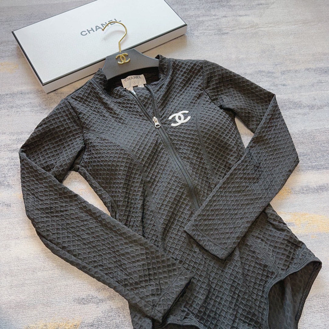 CHA* long sleeve swimsuit