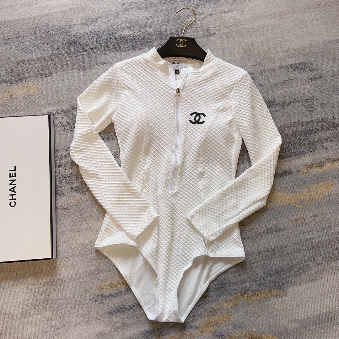 CHA* long sleeve swimsuit