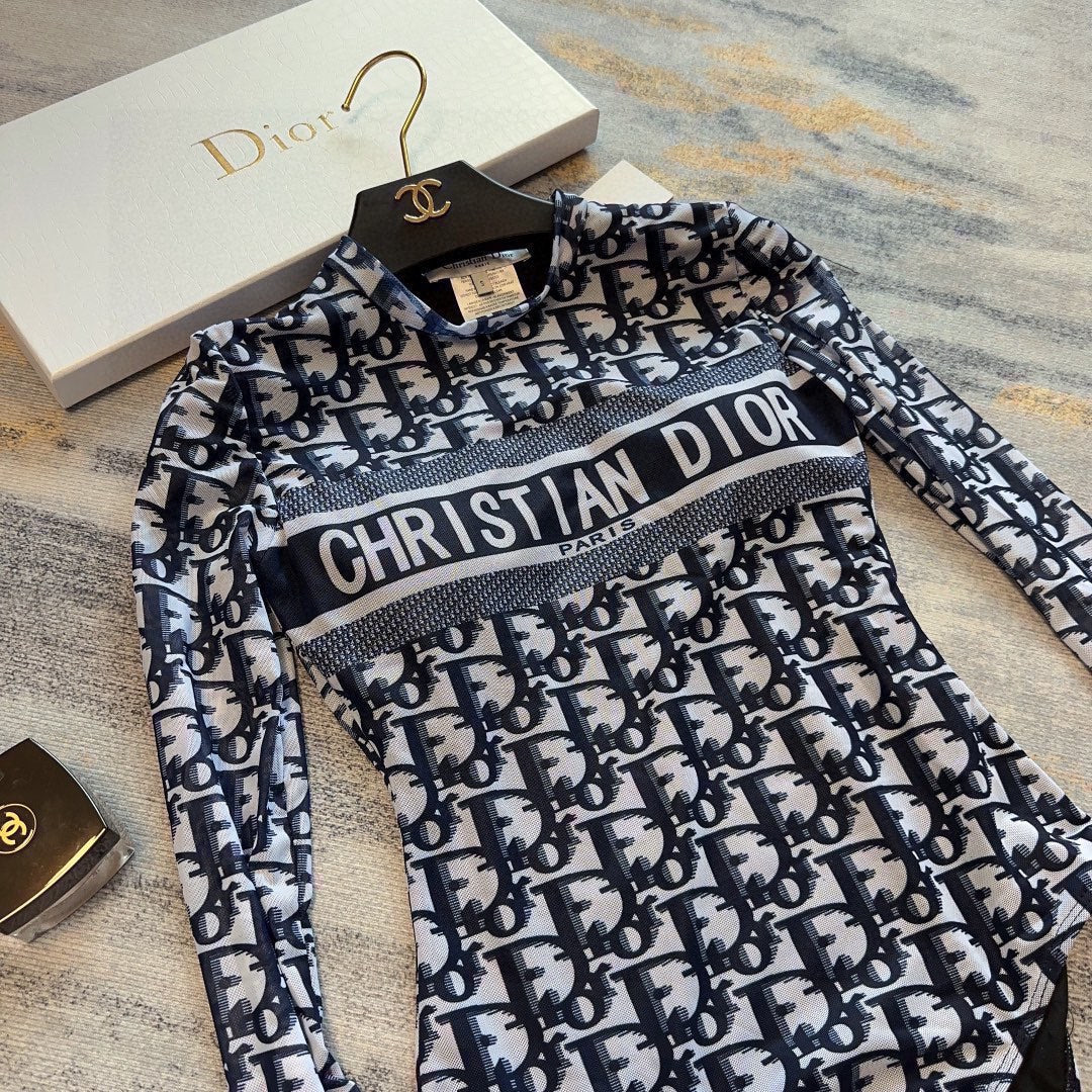 DIO* gauze one-piece swimsuit