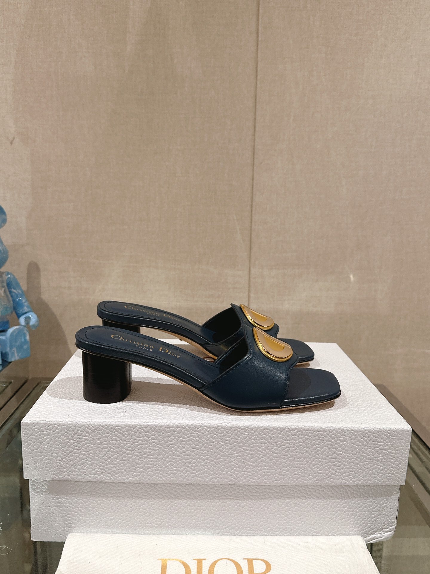 DIO* 24 new product VIP high quality cowhide high heels and slippersVIP 1:1