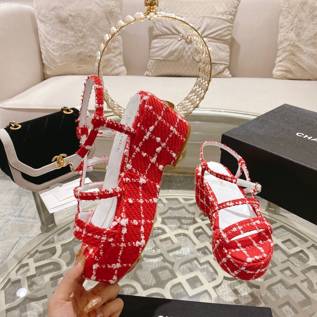 CHAN* 24 new summer high heel sandals 1:1 VIP
