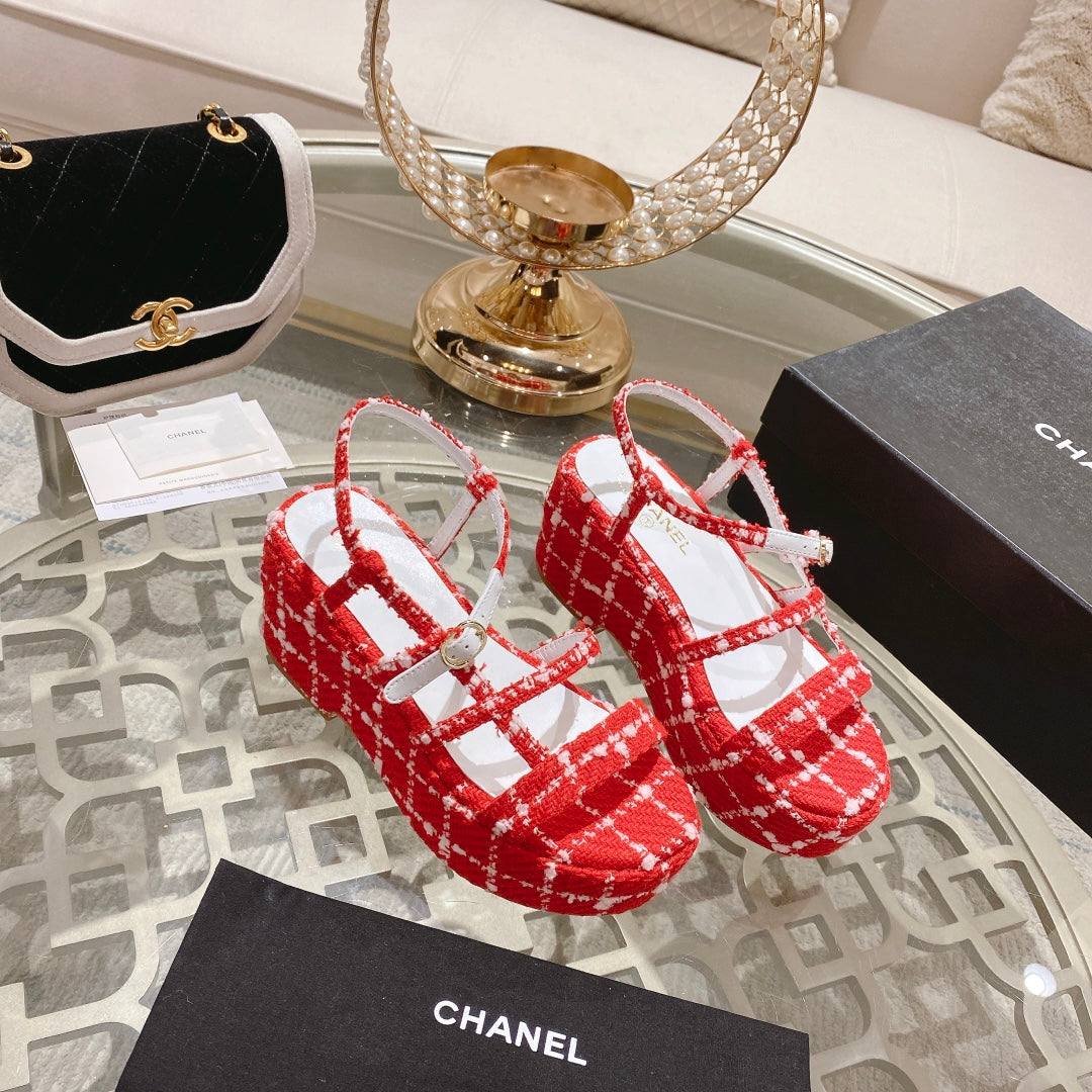 CHAN* 24 new summer high heel sandals 1:1 VIP
