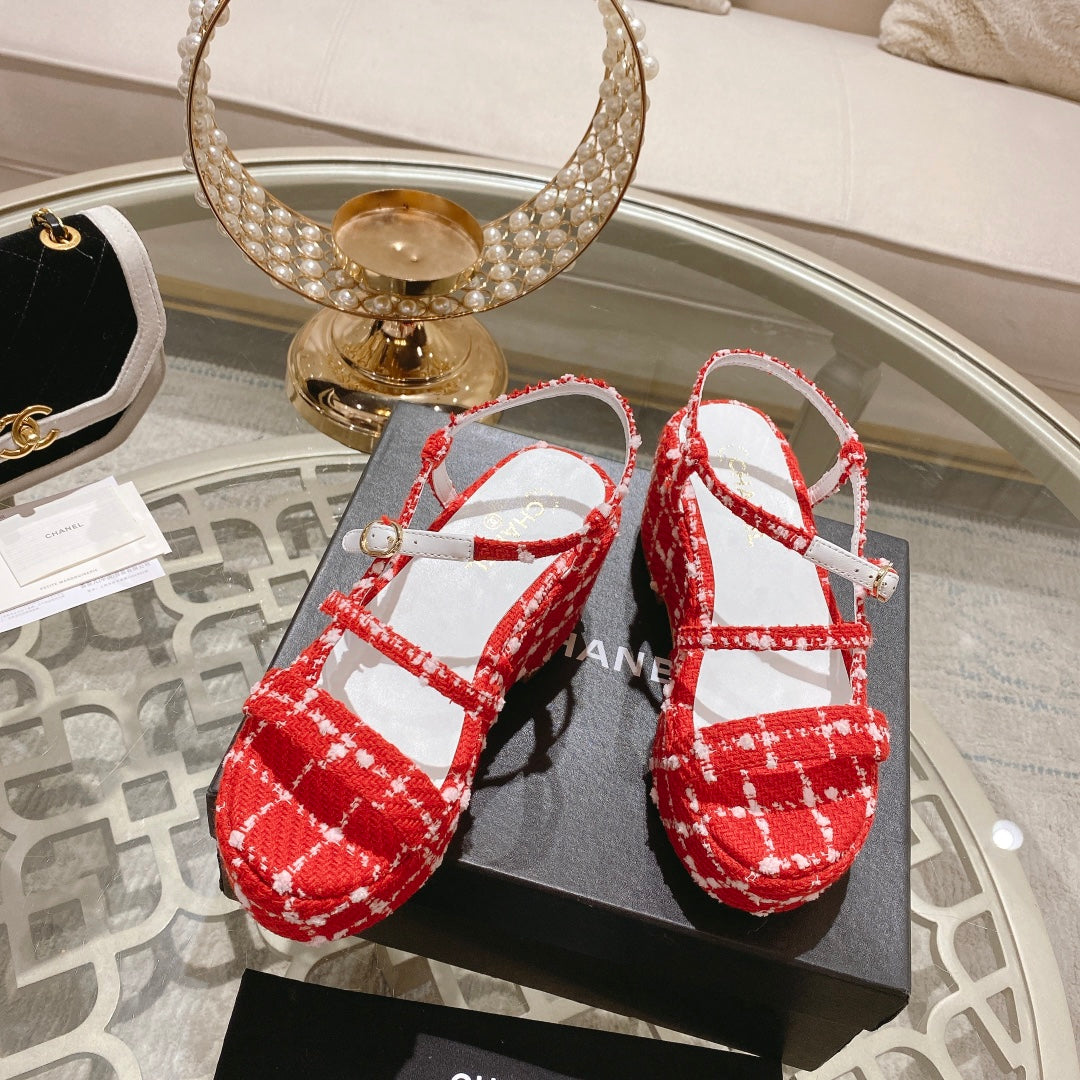 CHAN* 24 new summer high heel sandals 1:1 VIP