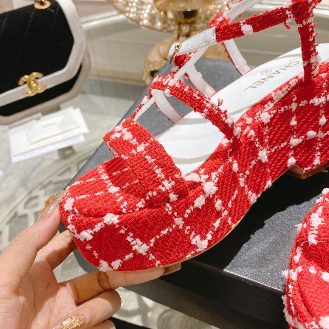 CHAN* 24 new summer high heel sandals 1:1 VIP