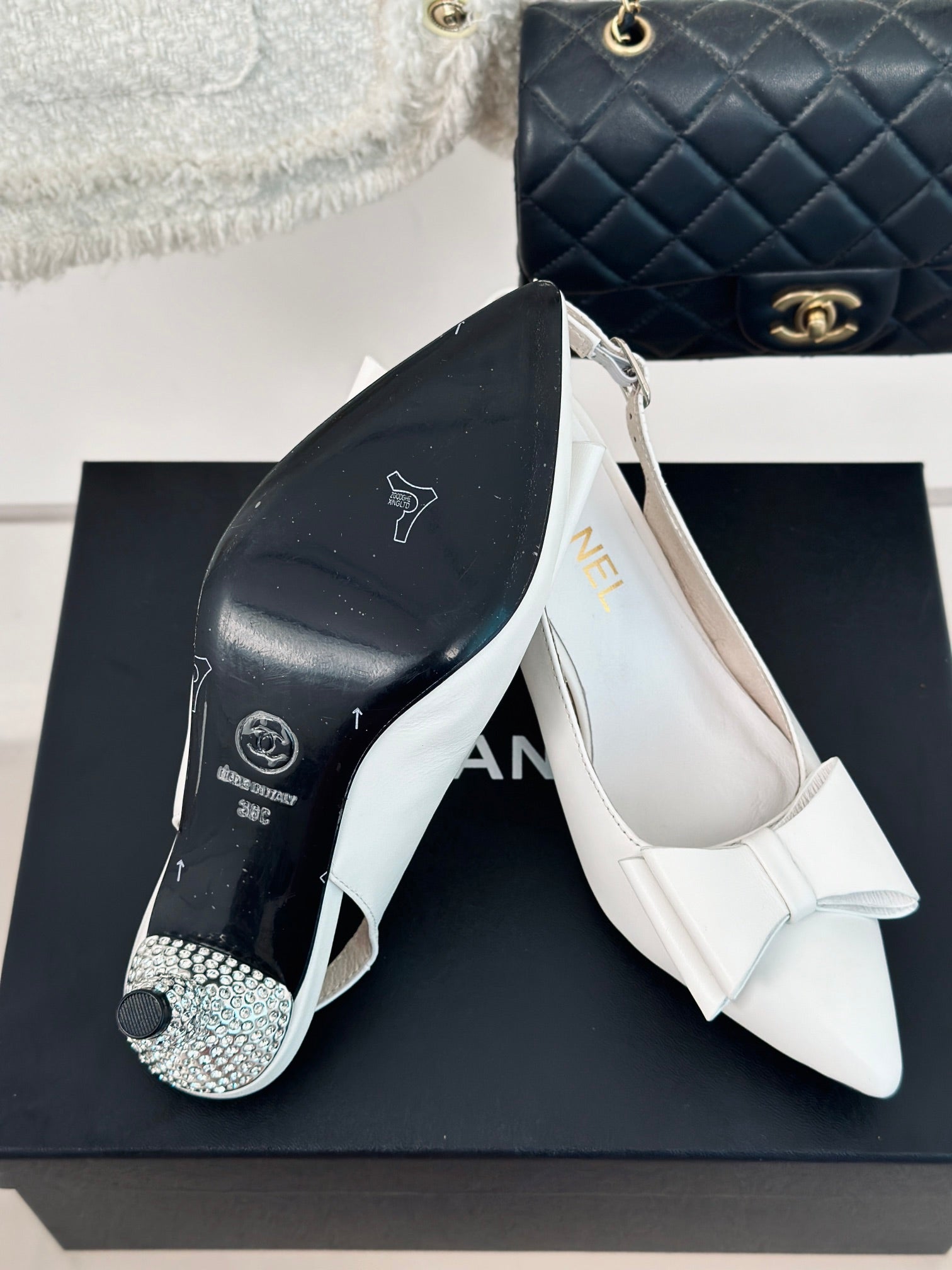 CHA* 24 new bow high heel sandals 1:1 VIP