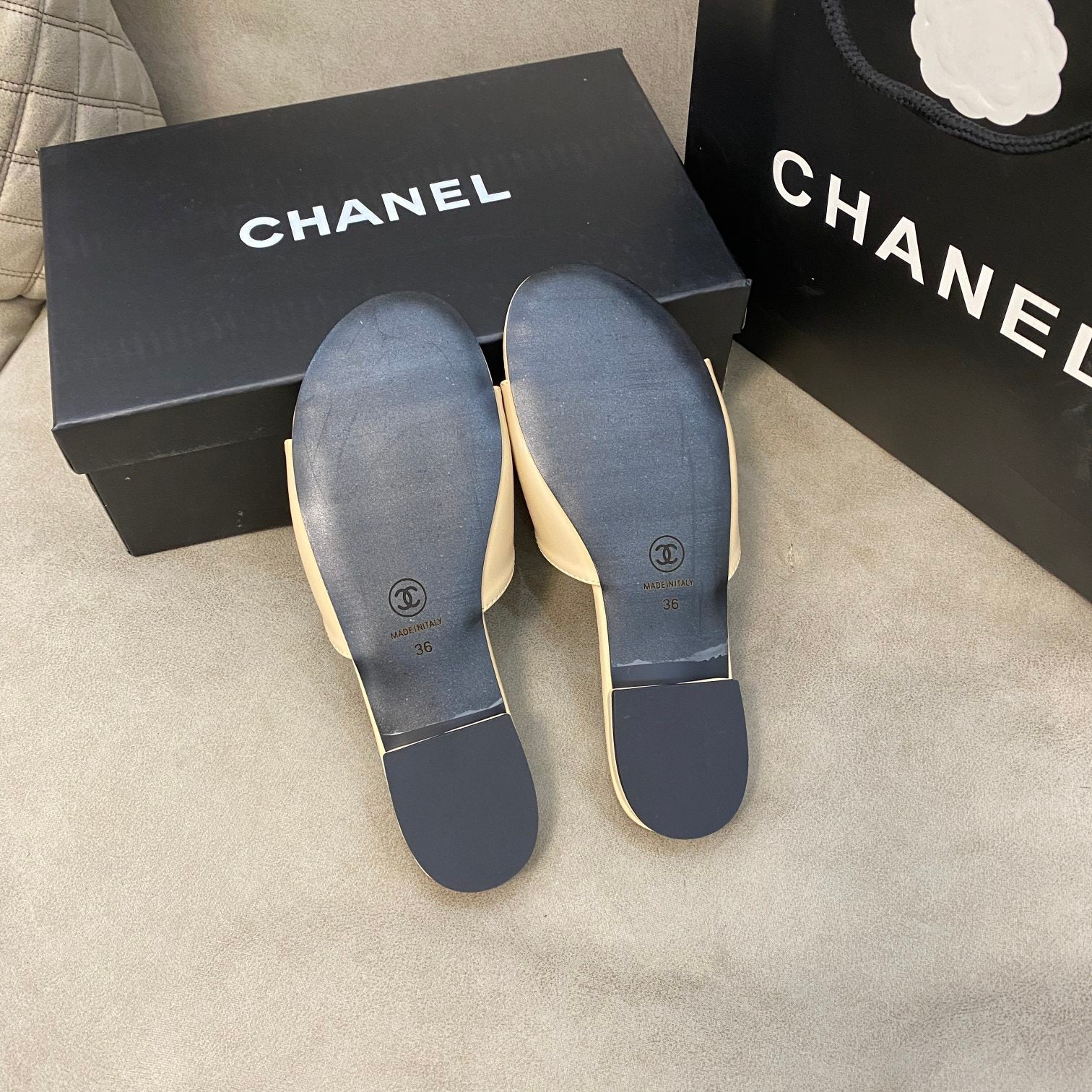 CHANE* 24 CAMELLIA SLIPPERS