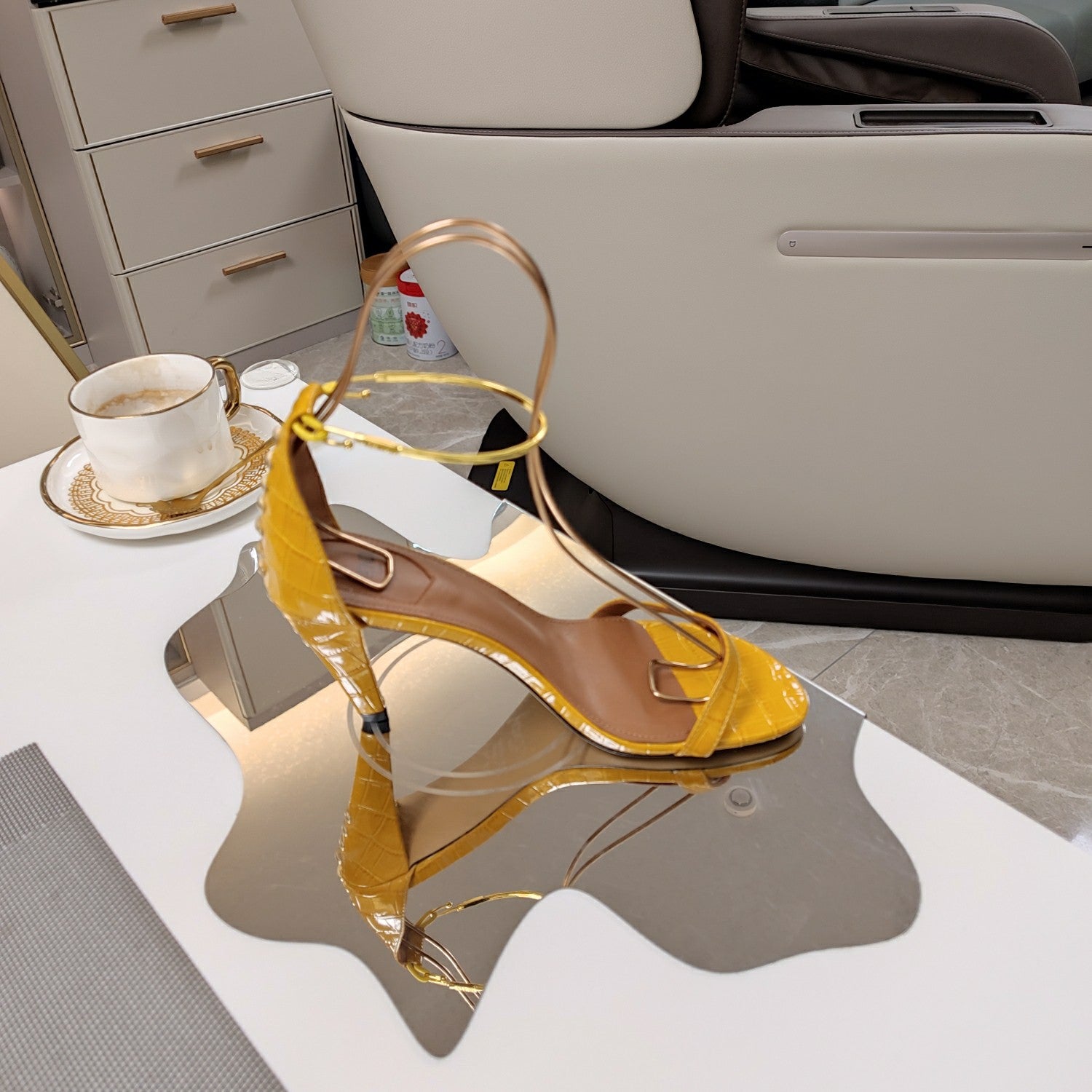 FEN* 24 new leather high heels 1:1 VIP