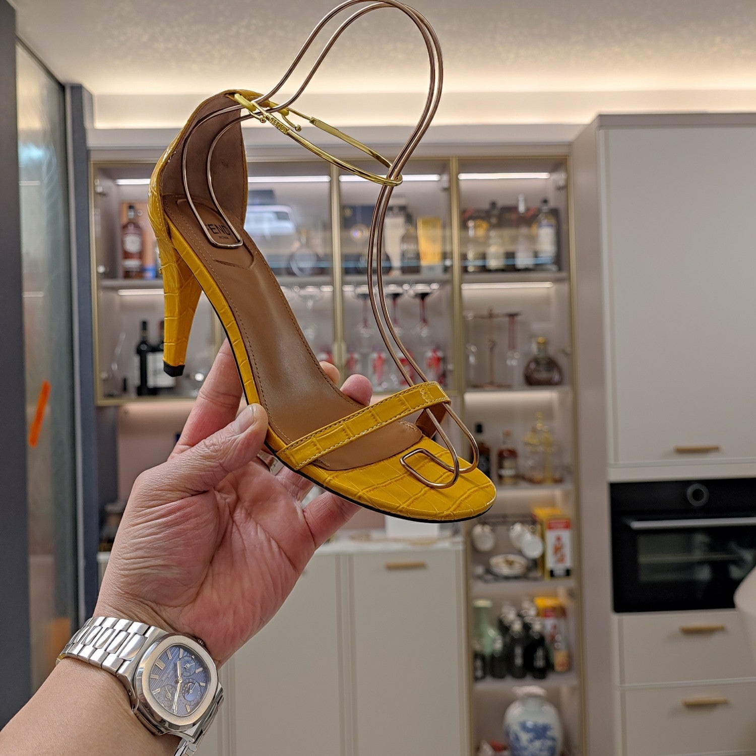 FEN* 24 new leather high heels 1:1 VIP