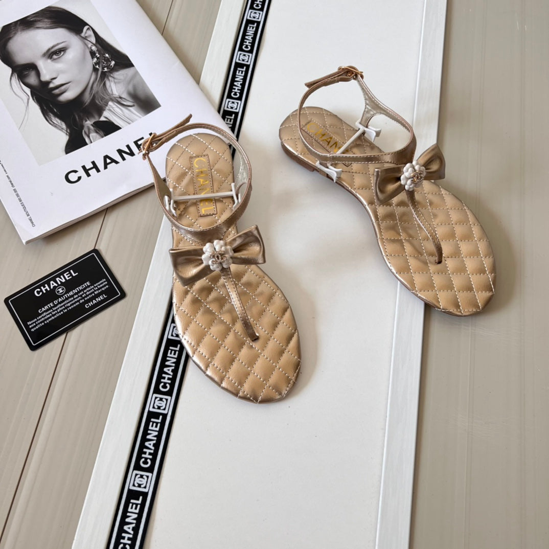 CHAN* 24 new bow sandals