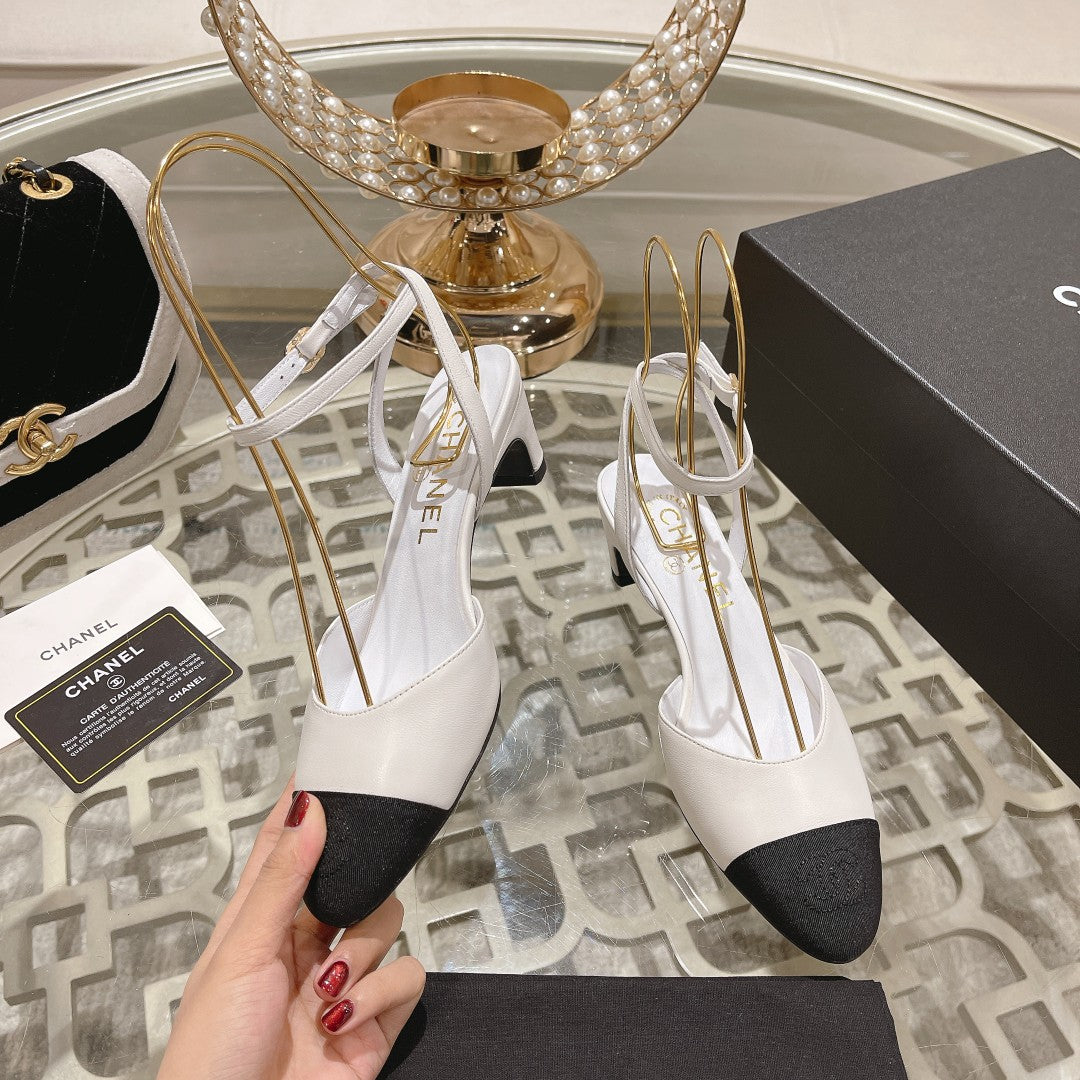 CHAN * 24 new style cat heel sandalsVIP1：1