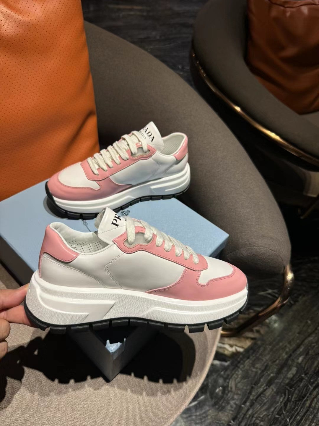 PRA* 24 new thick-soled casual shoes 1：1 VIP