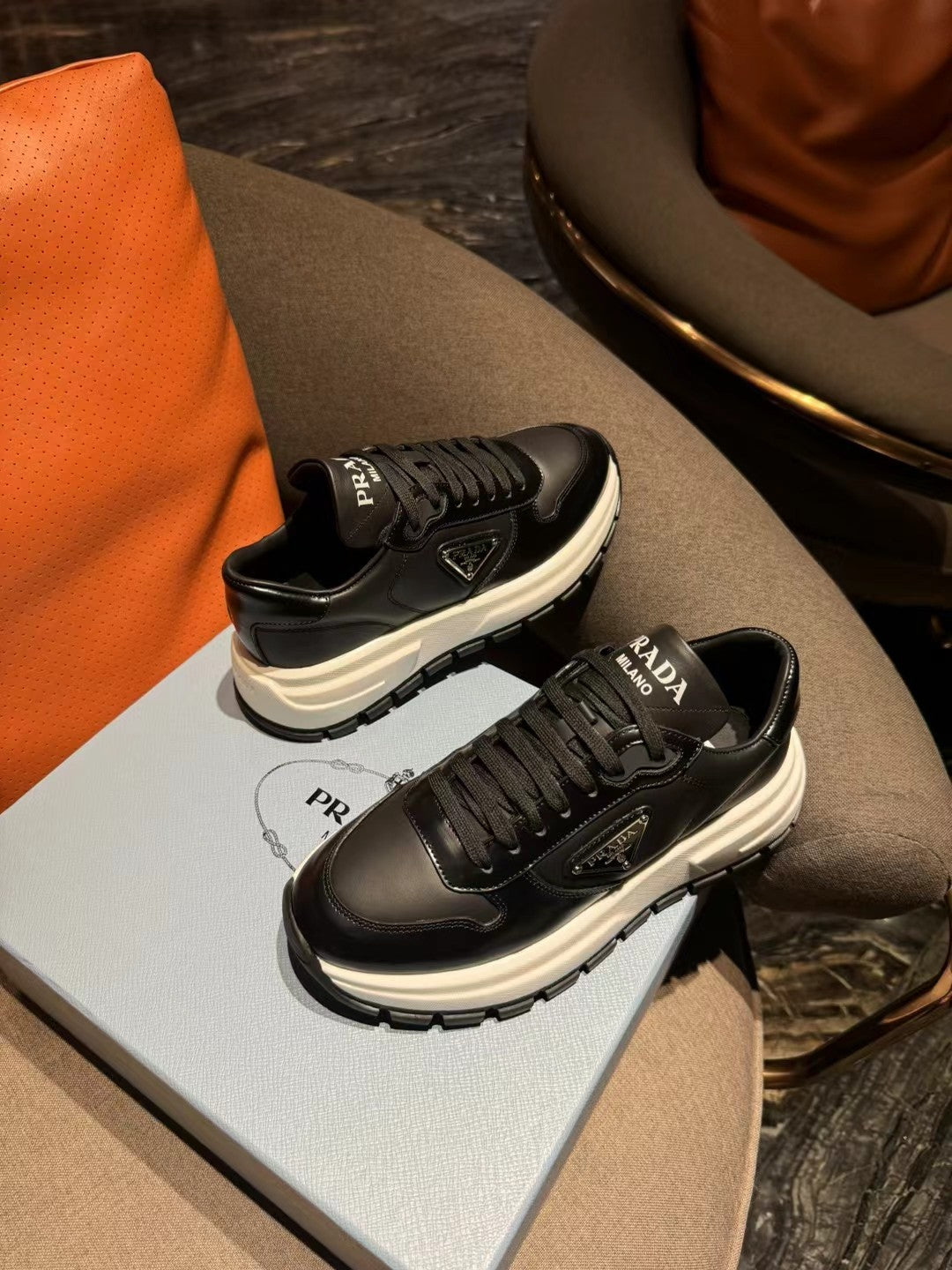 PRA* 24 new thick-soled casual shoes 1：1 VIP