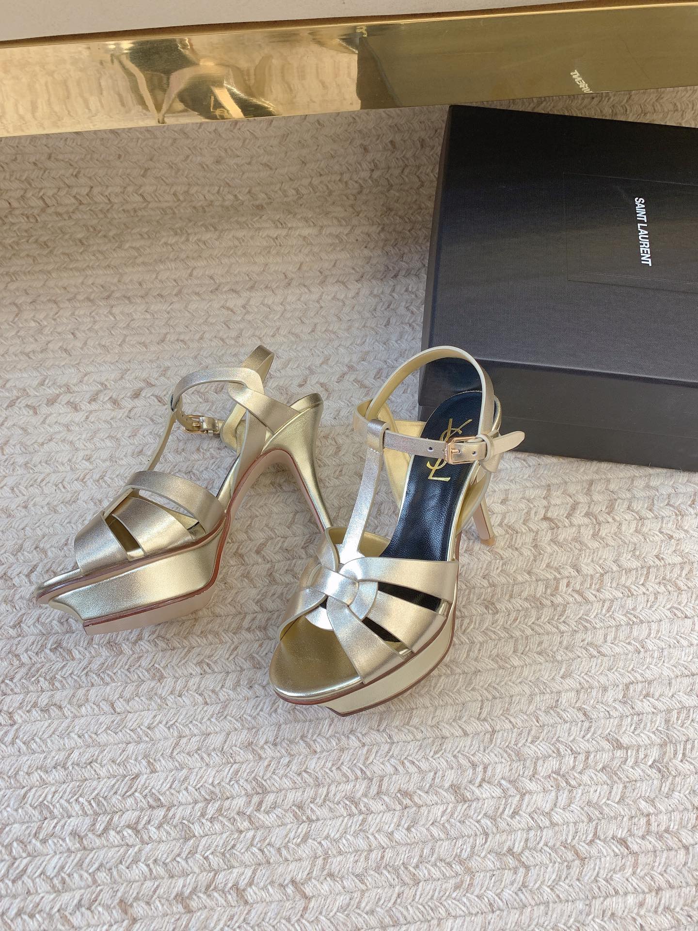 YSL 24SS high heel sandals 1:1 VIP