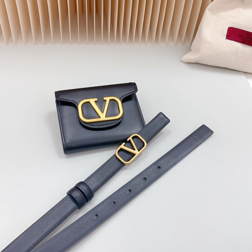 Valenti* 24SS leather belt with waist bag 1:1 VIP
