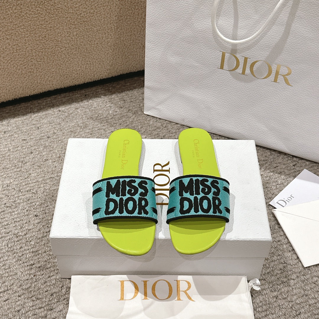 DIO* 24SS MISS series flat slippers 1:1 VIP
