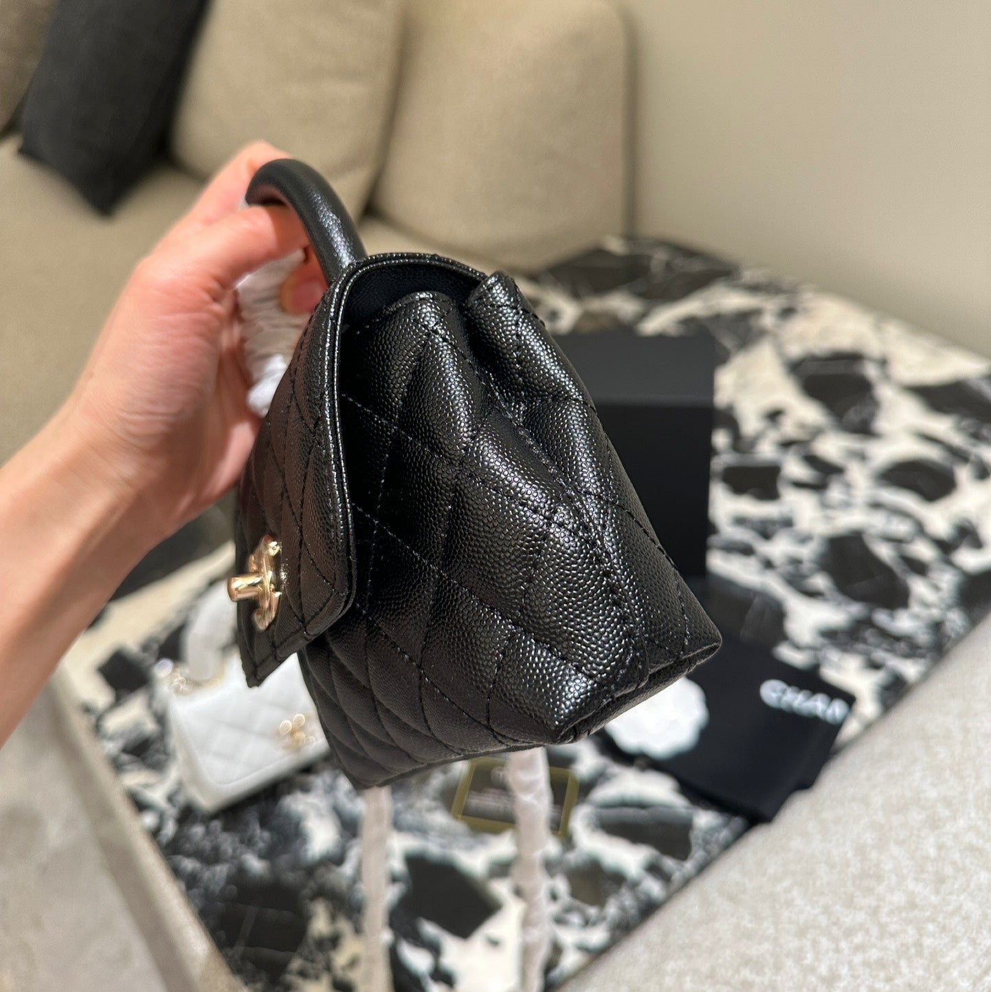 CHAN* COCO HANDIE BAG