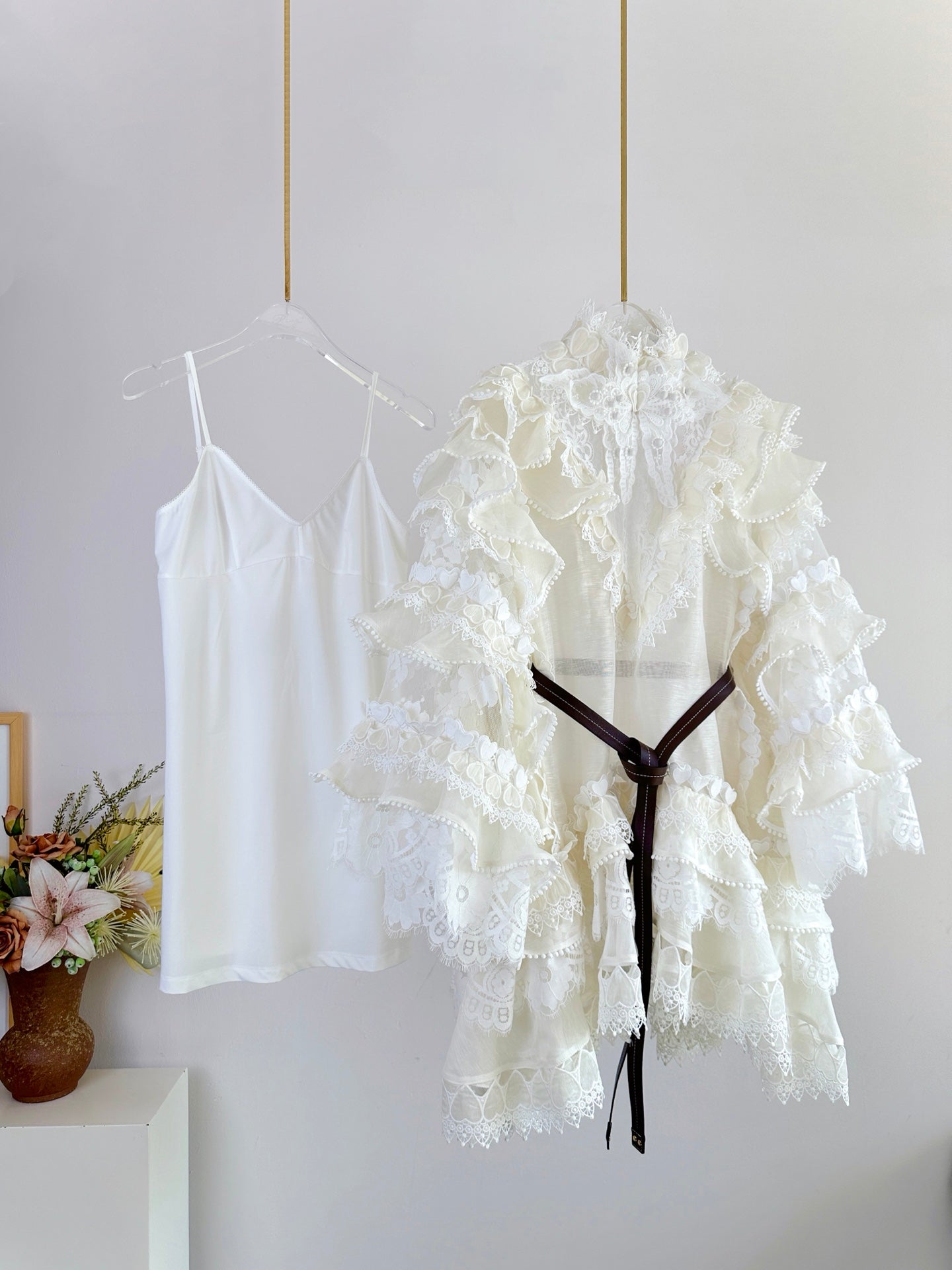 ZIMMERM* 25SS Heart-Shaped Long Sleeve Dress 1:1