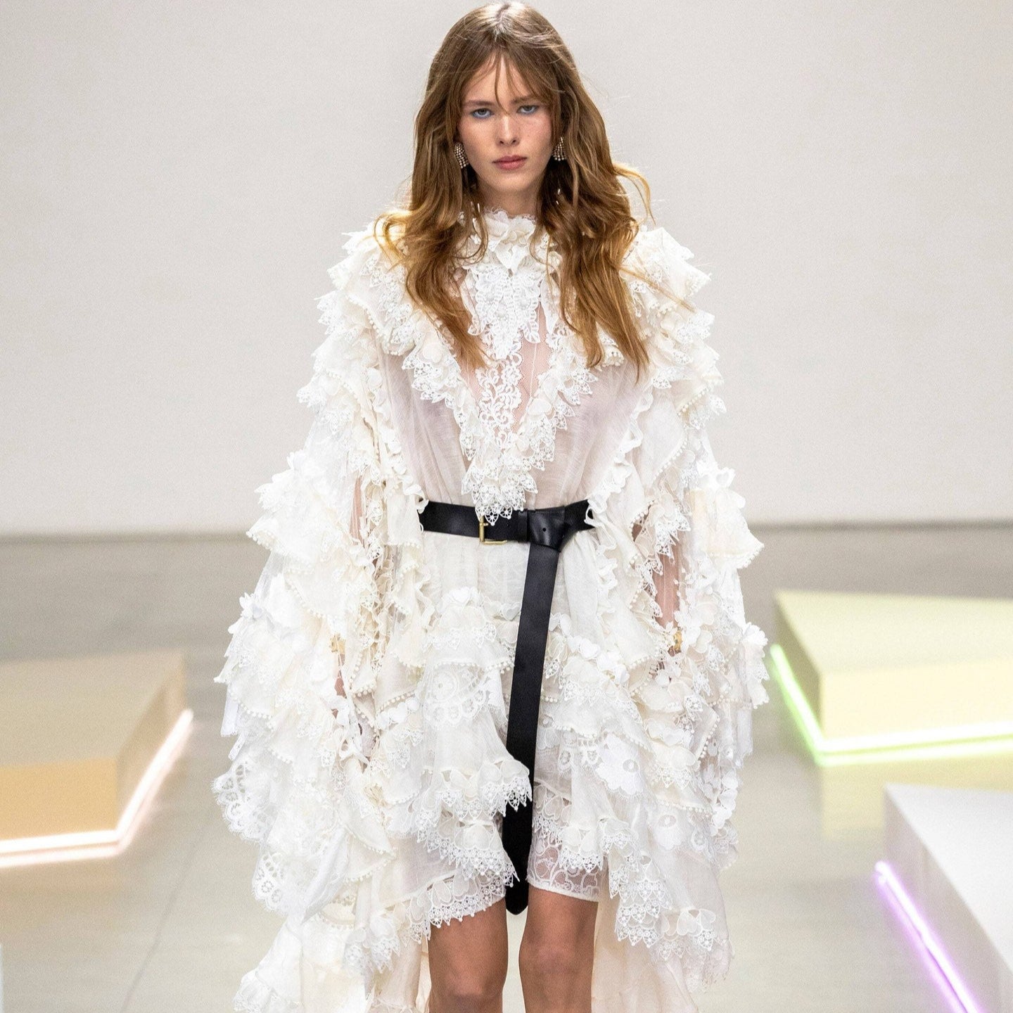 ZIMMERM* 25SS Heart-Shaped Long Sleeve Dress 1:1