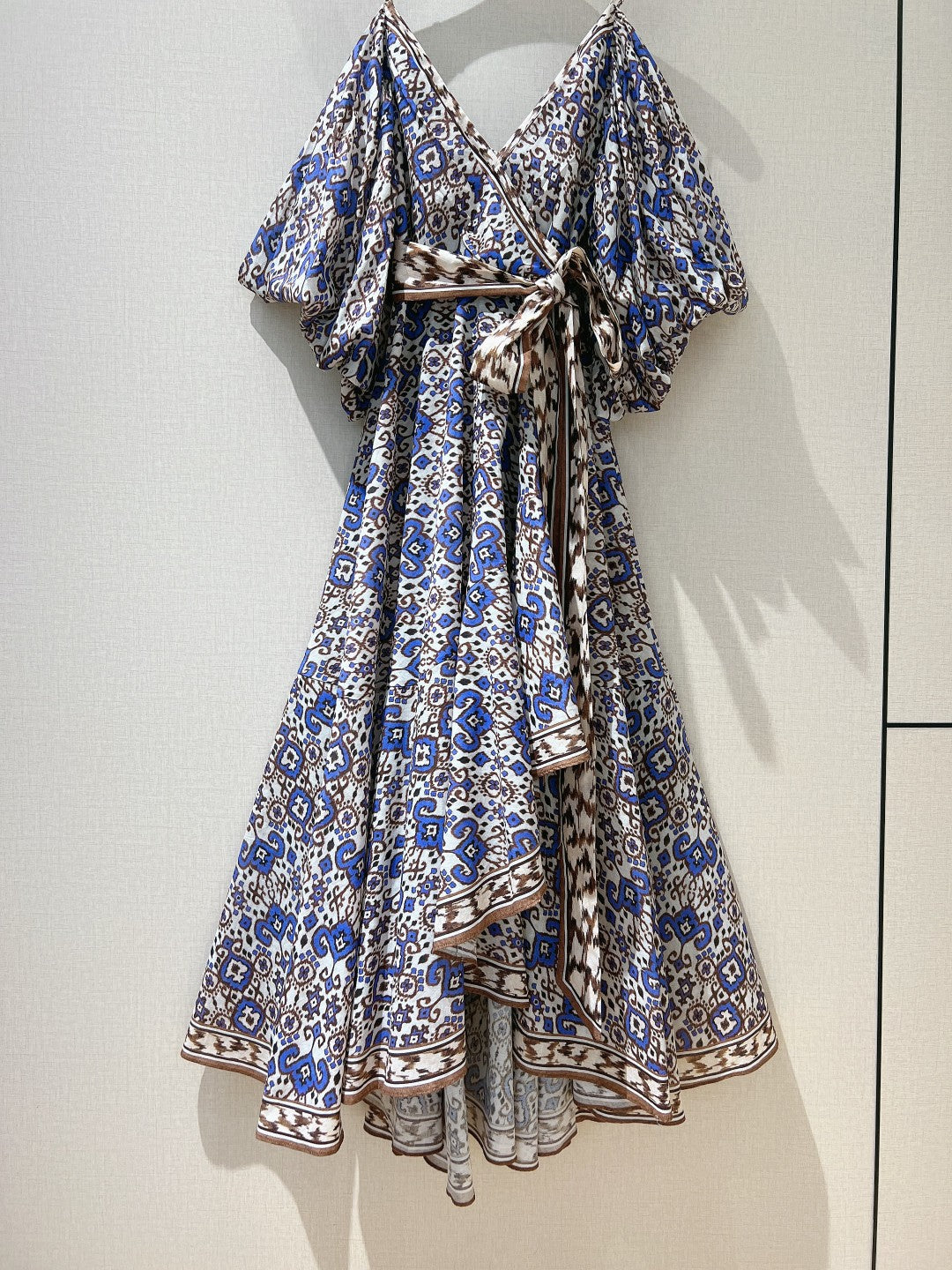 ZIMMERM* Wrap-Tie Midi Dress