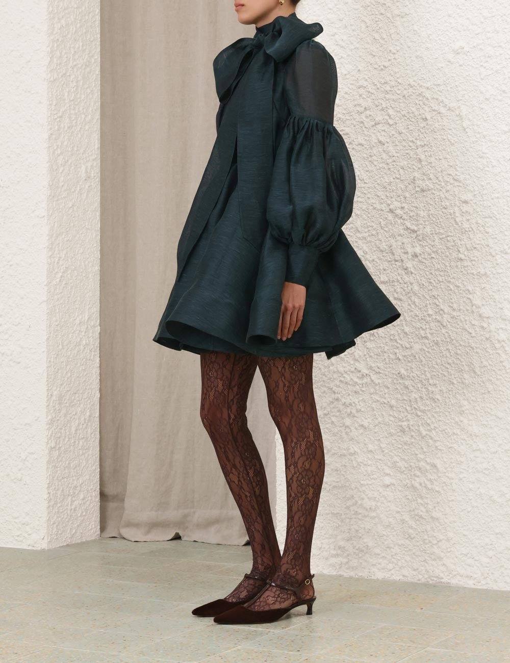 ZIMMERM* Silk Ribbon Dress