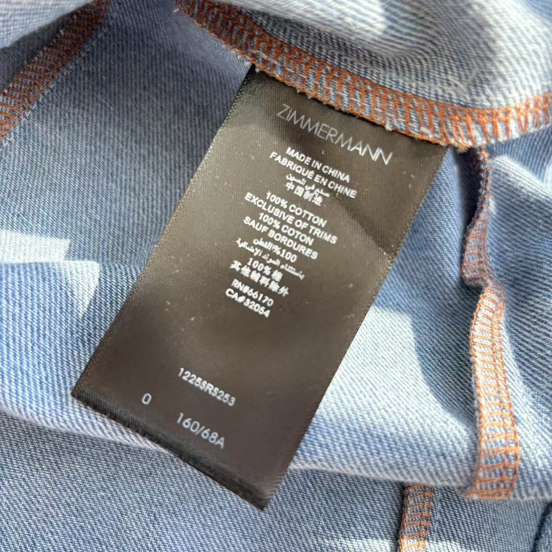 ZIMMERM* Denim Top/Skirt