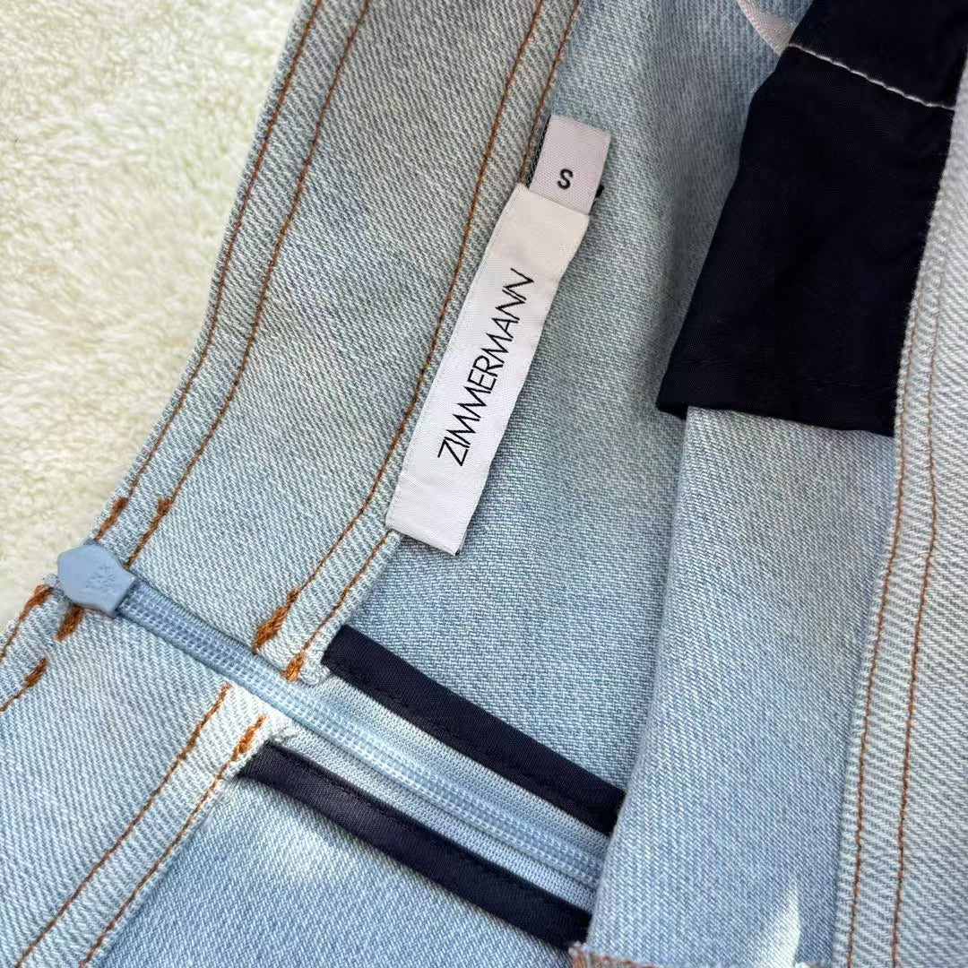 ZIMMERM* Denim Top/Skirt