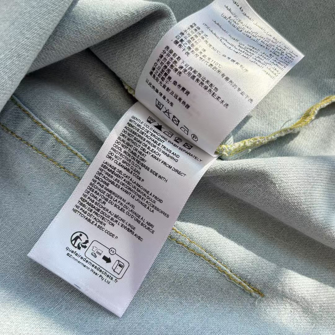 ZIMMERM* Denim Top/Skirt