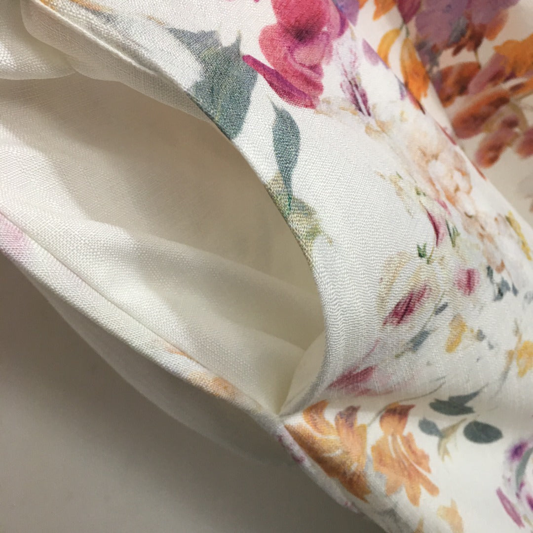 ZIMMERM* Colorful flower print long dress