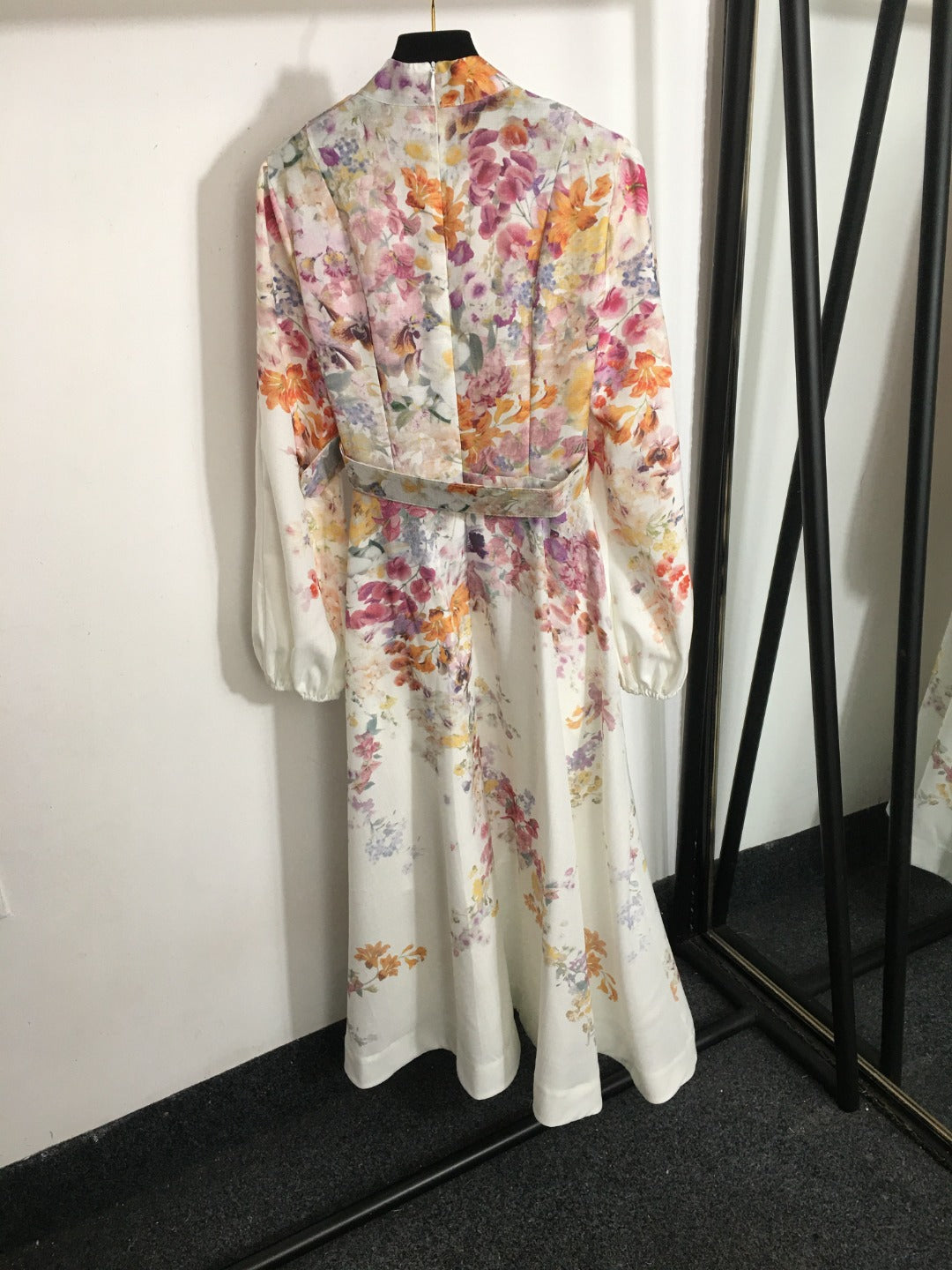 ZIMMERM* Colorful flower print long dress