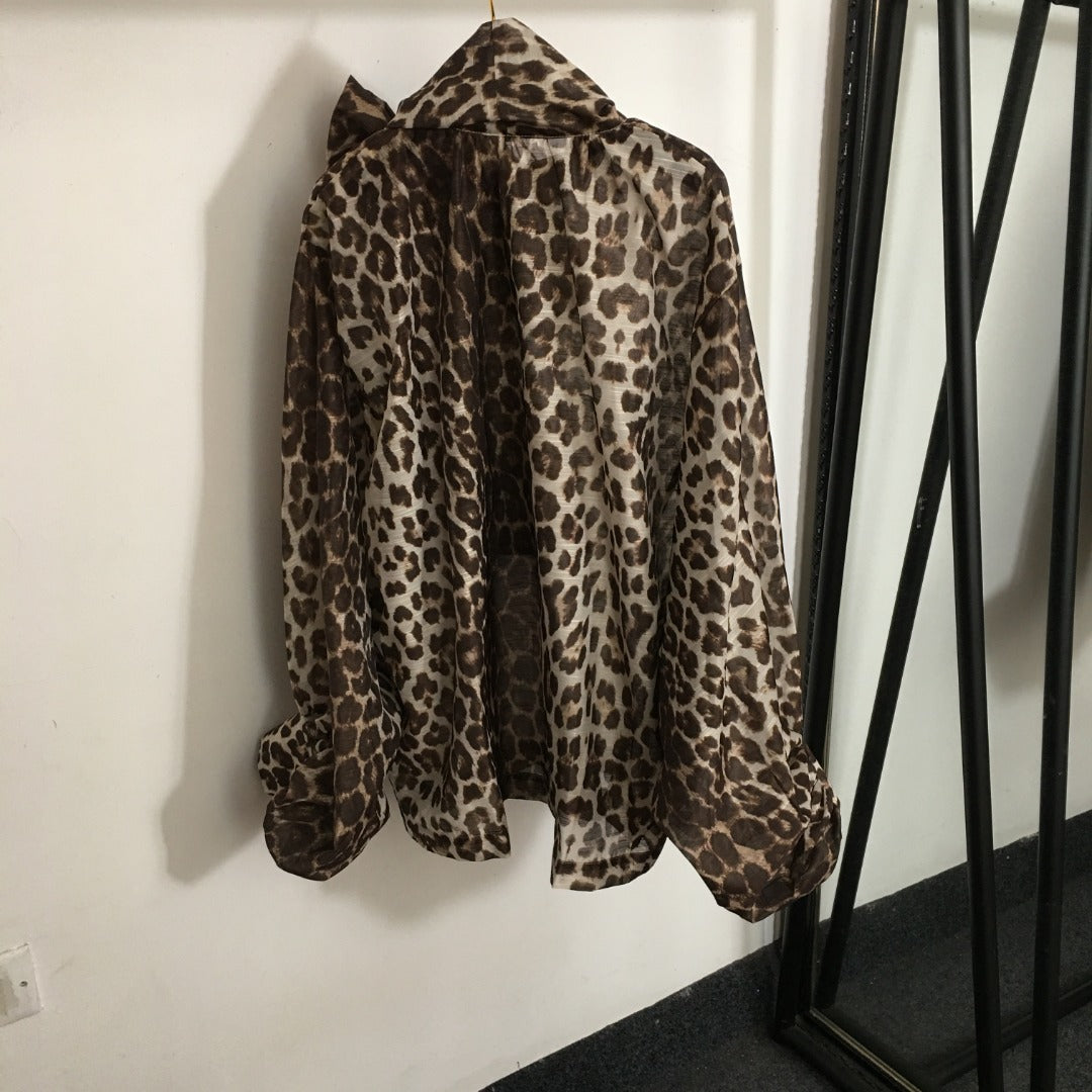 ZIMMERM* Pussy-bow print shirt