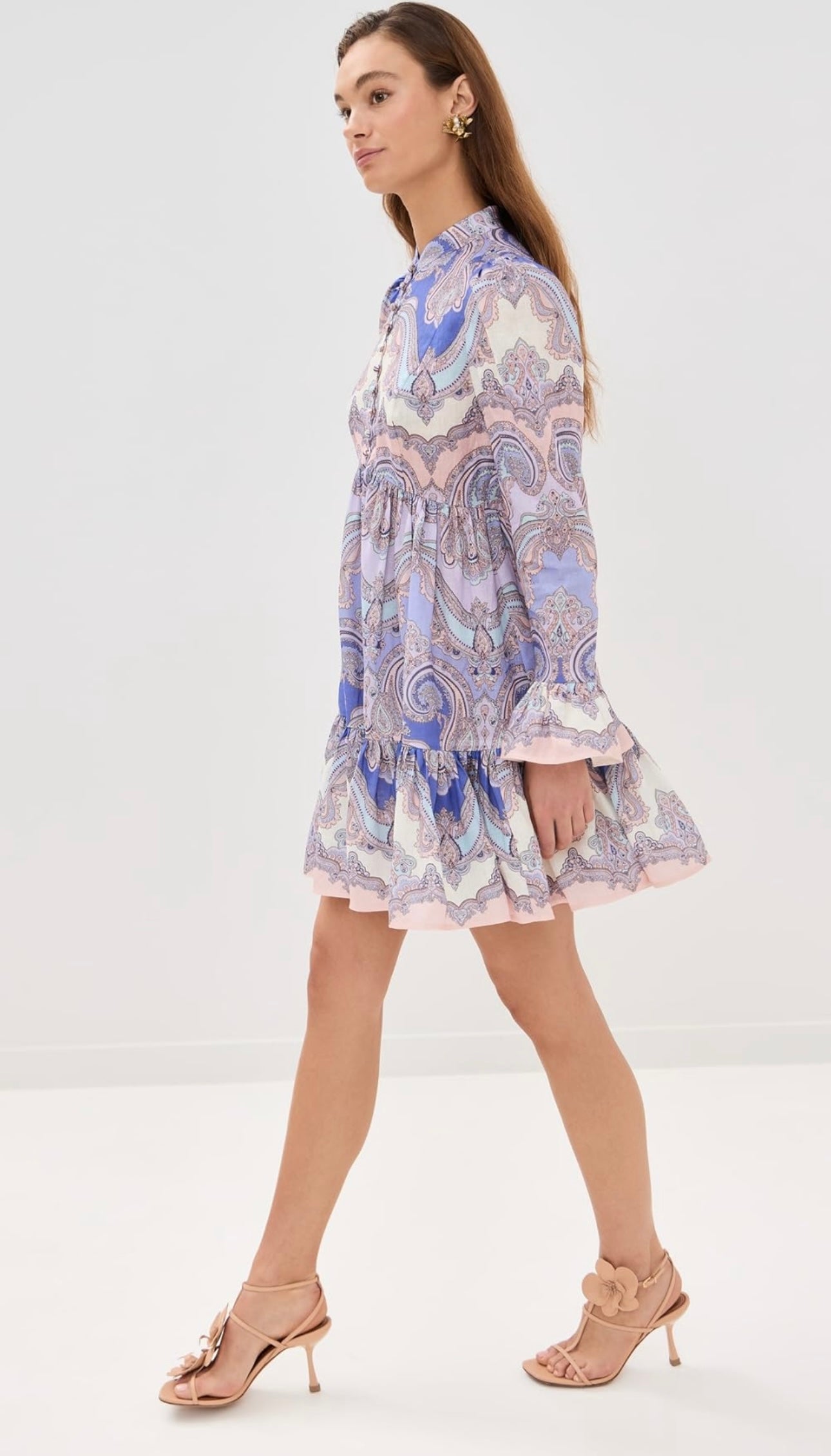 ZIMMERM* 25SS Button Midi Skirt