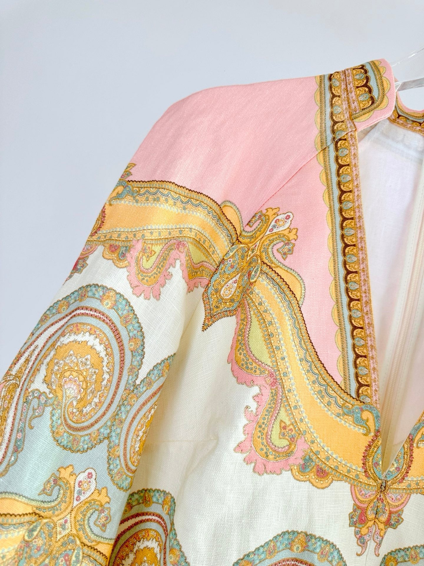 ZIMMERM* 25SS V-neck midi skirt