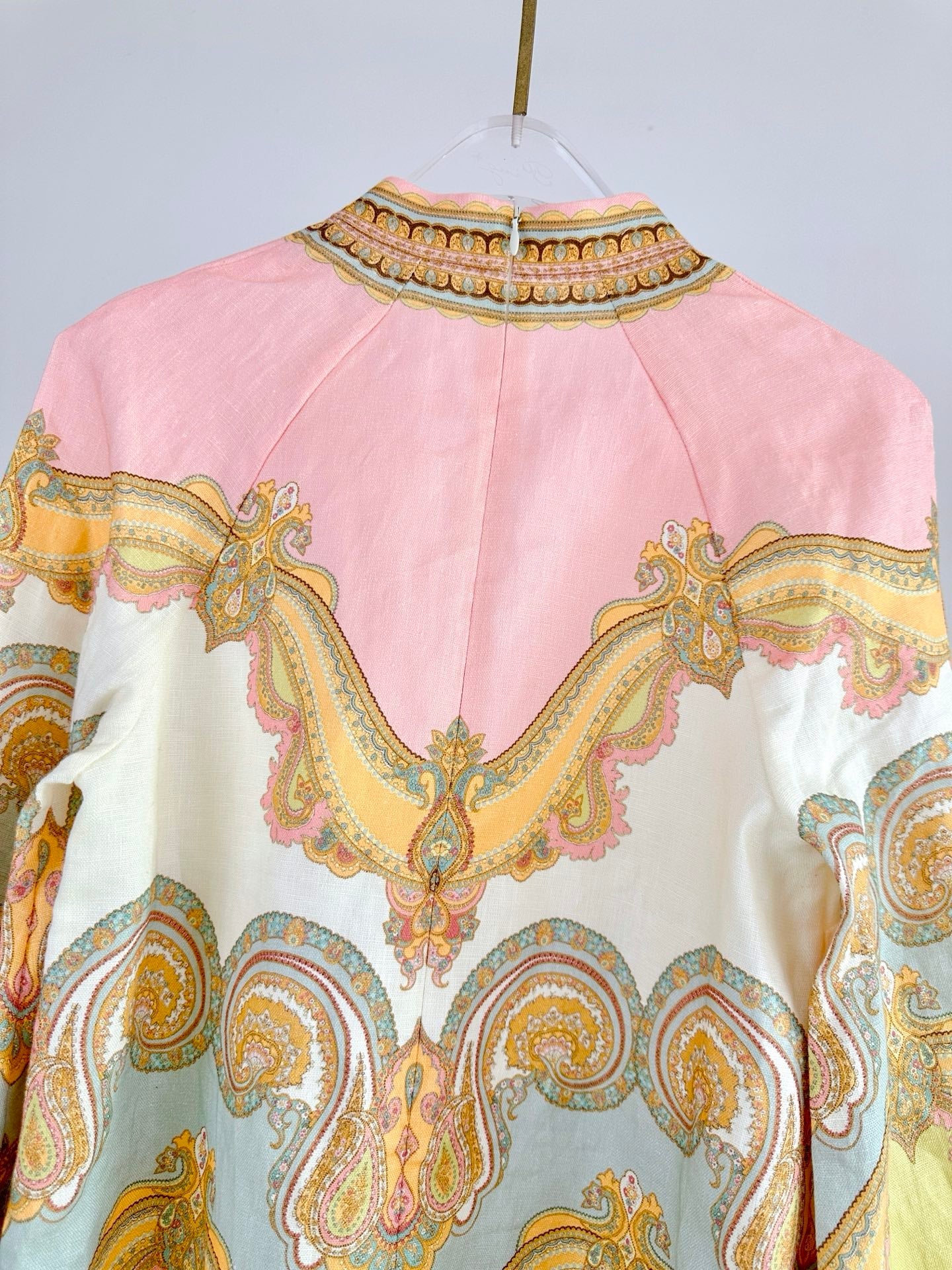 ZIMMERM* 25SS V-neck midi skirt