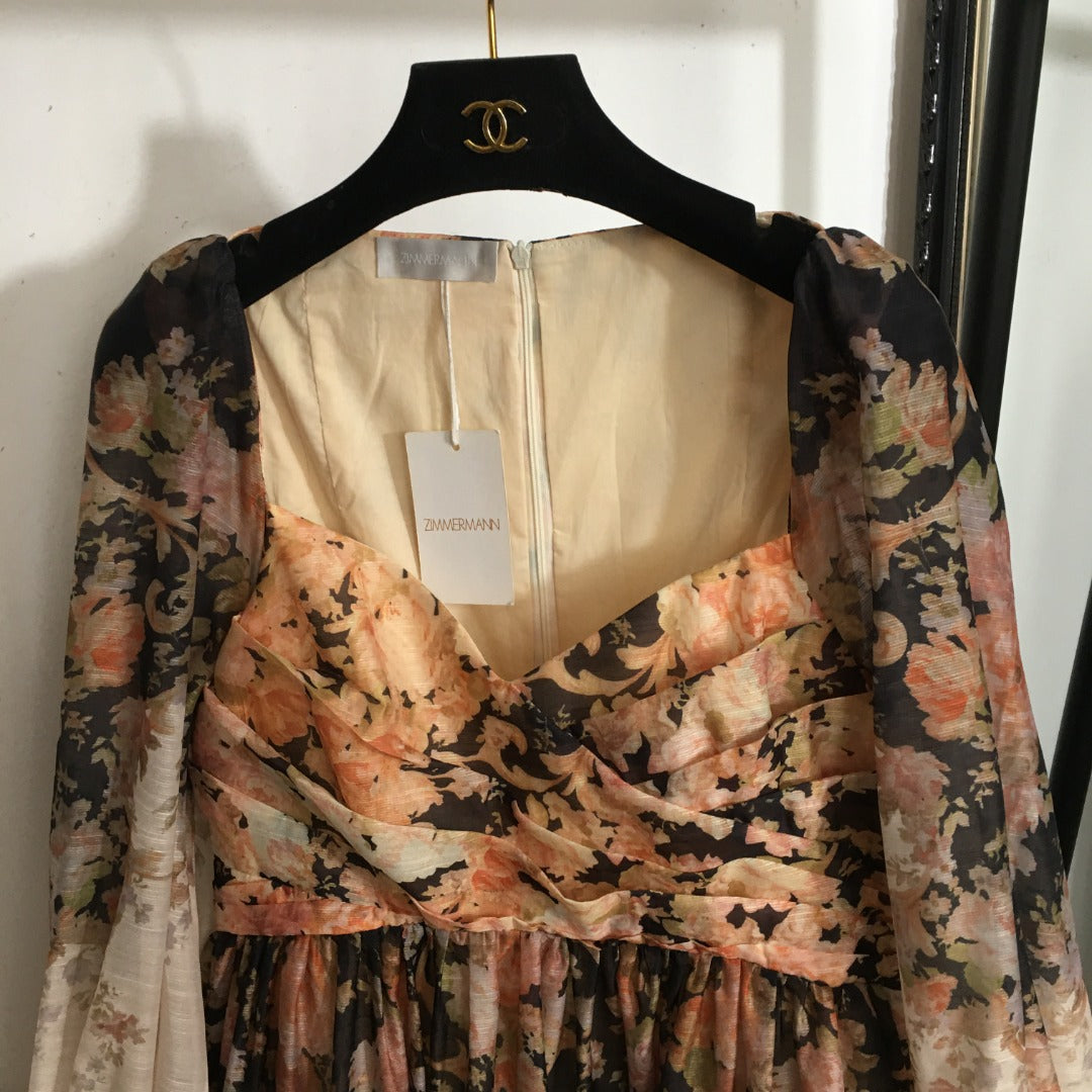 ZIM* Floral Print Bandeau Dress