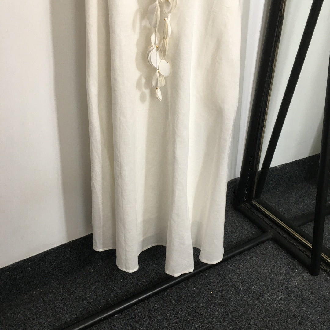 ZIM* Petal Tie Bandeau Slip Dress