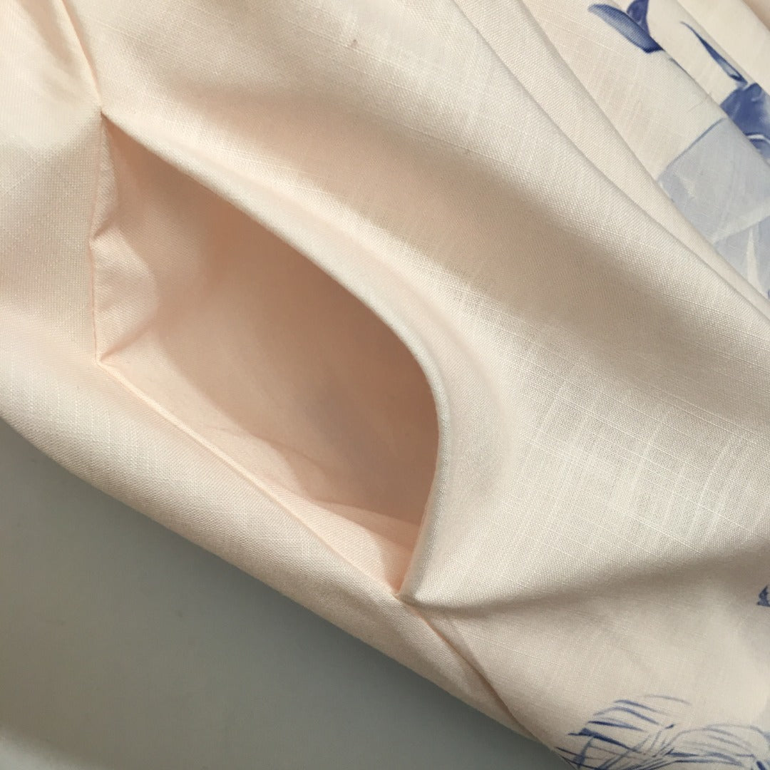 ZIM* Blue Flower Print Dress