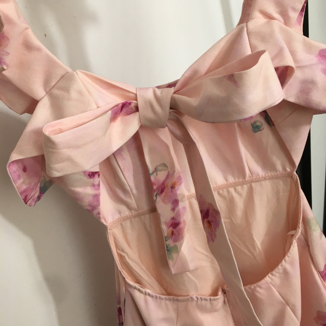 ZIM*Flower Print Butterfly Dress