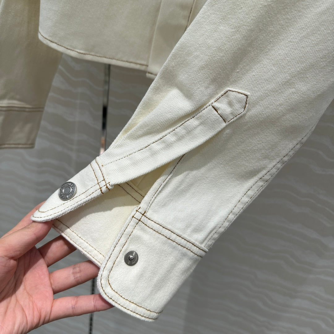 AMI* Washed Denim Shirt