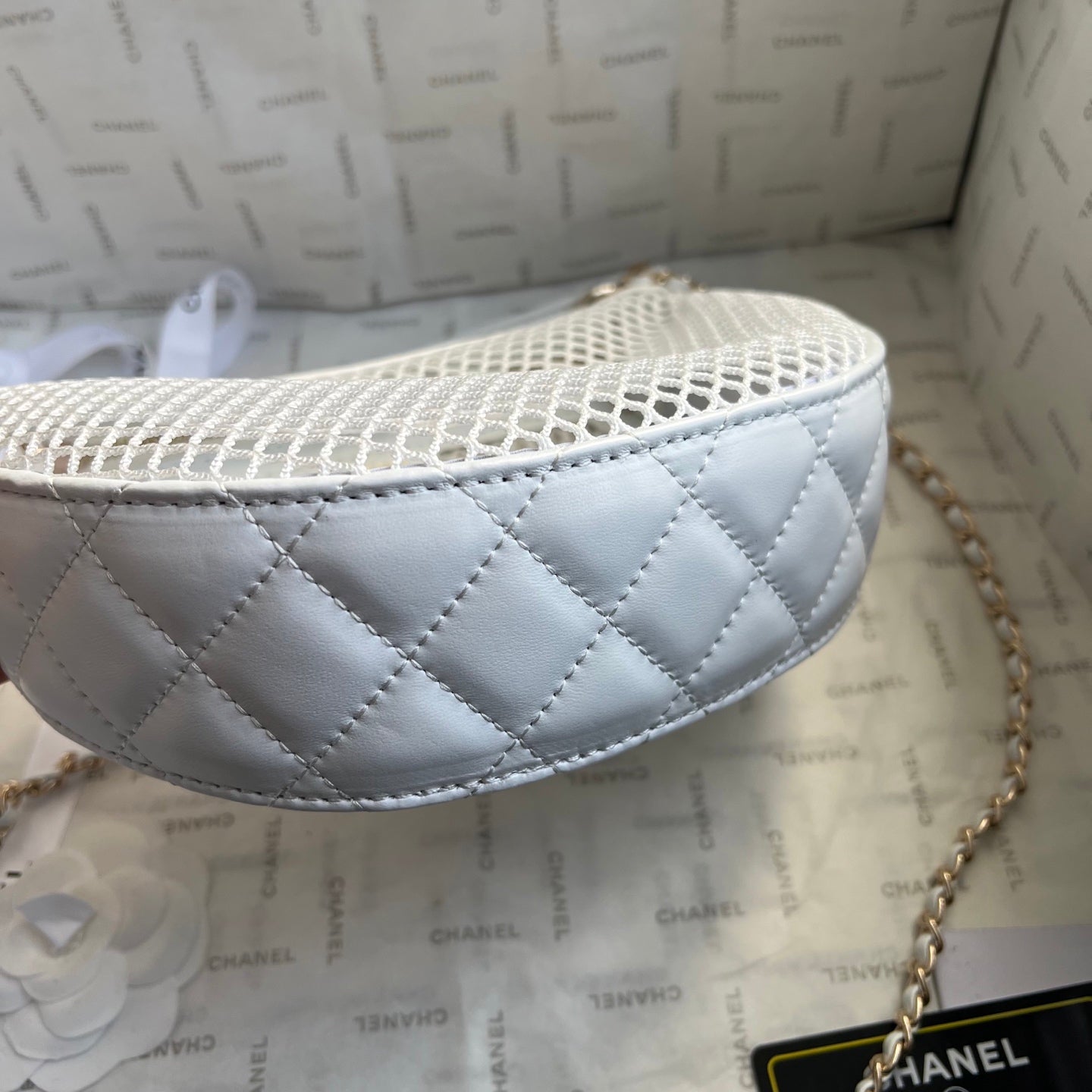 CHAN* 25SS Fishnet Mesh Bag