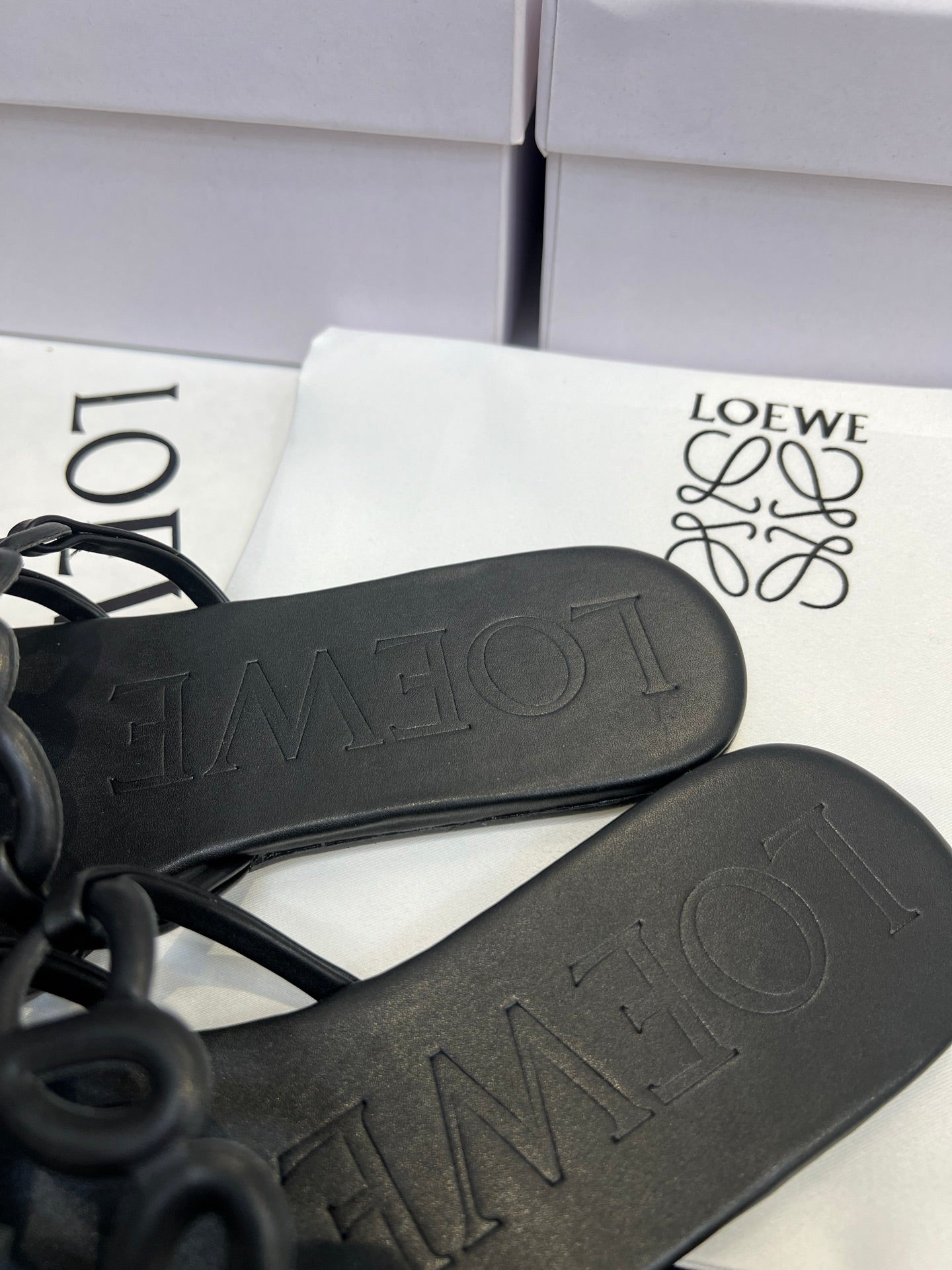 Loe*25 hollow slippers