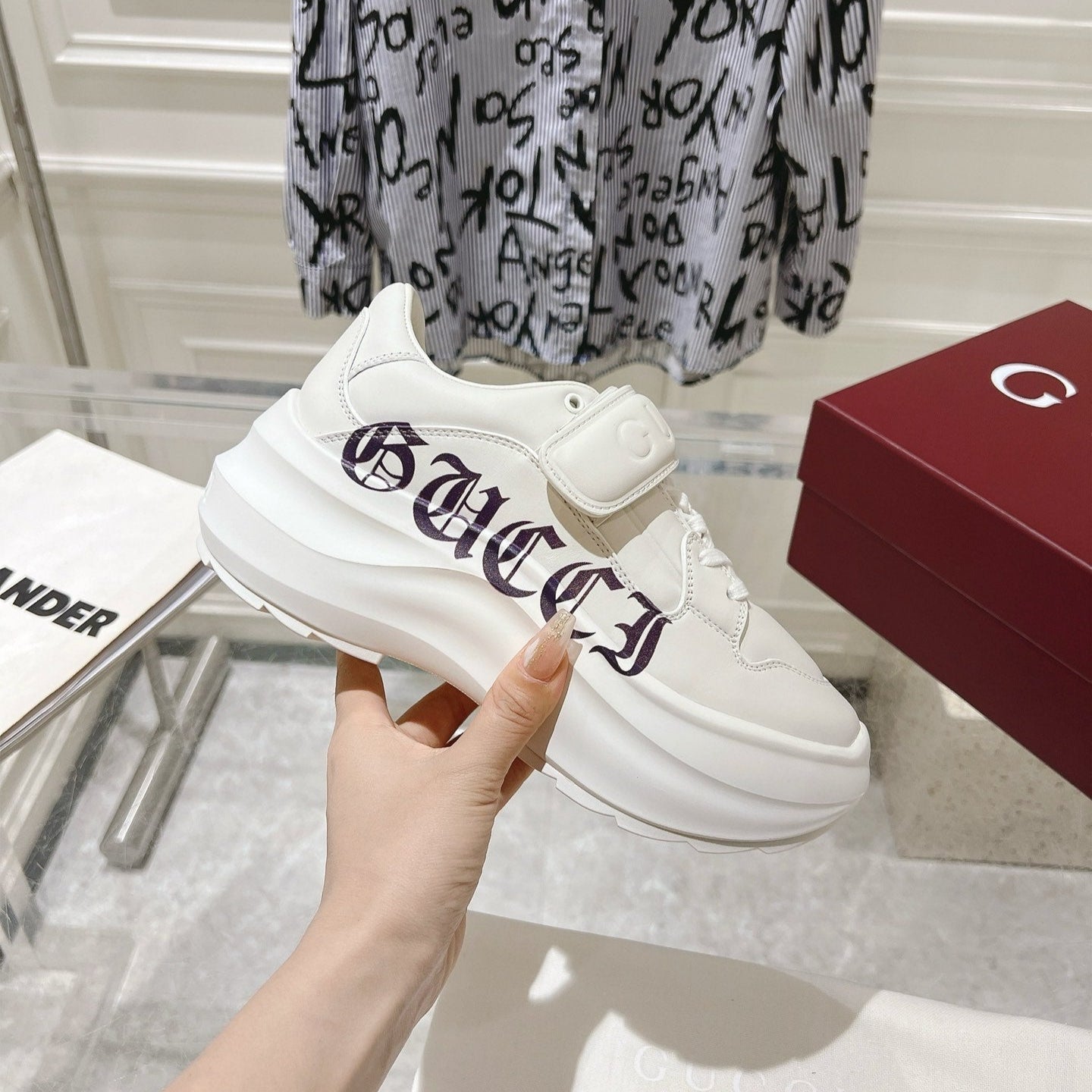 GU* 25SS thick-soled dad shoes VIP