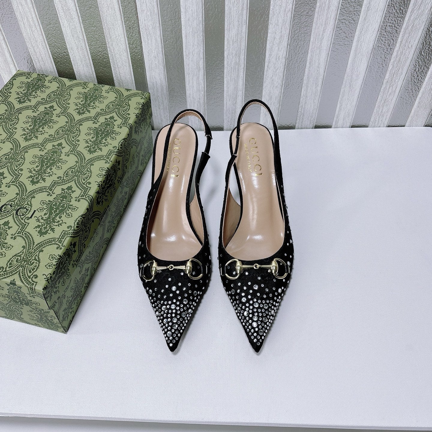 GUC* 25SS Diamond Heel/Flat Sandals