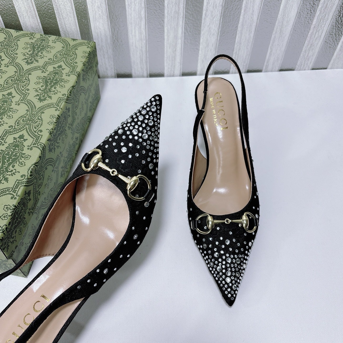 GUC* 25SS Diamond Heel/Flat Sandals