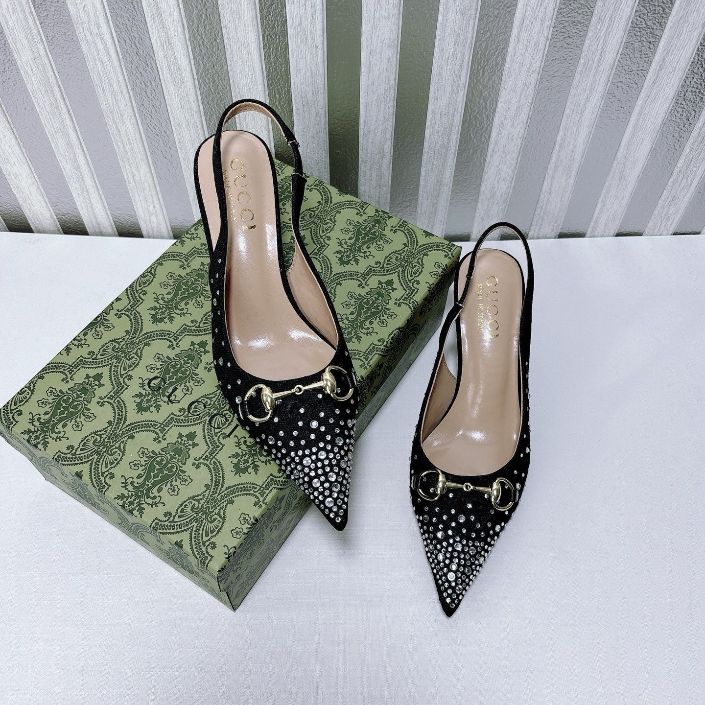 GUC* 25SS Diamond Heel/Flat Sandals